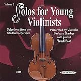 Solos for Young Violinists, Volume 5 CD by Barbara Barber and Trudi Post