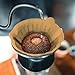 PakTalk 300 Count Cone Coffee Filters #4, Natural Brown Paper Coffee Filters 4 Cone Paper for Pour Over and Drip Coffee Maker (100 Count, Pack of 3)