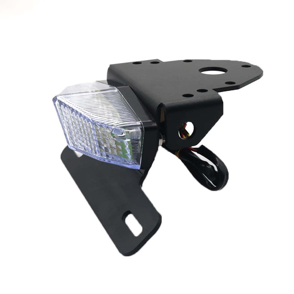 crazy sport Brake Tail Lights LED License Holder For YAMA. WR 250R WR250R 2009-2017 WR250X 2008-2011 Tail Tidy Fender?Only suitable left version A?(Clear)