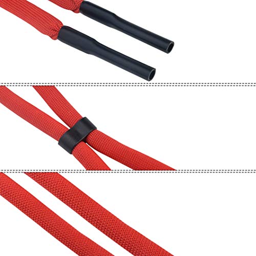 12Pcs Adjustable Sunglasses Straps, Unisex Eyeglass Retainer Holder Strap Floating Foam Glasses Straps Colorful Eyewear Retainer Sunglass Keepers Chain Cord Lanyard For Sport Men Women Kid(10 Color) #TOP2