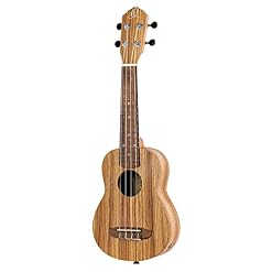 Ortega RFU10ZE Ukulélé soprano avec housse/Cordes Aquila/syntoniseur/préamplificateur Bois Zebrawood/Satin – Image 3