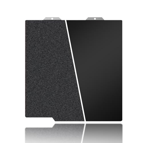 Image of 184x184mm Black Build Plate for A1 mini 3D Printer, Double Sided Textured PEI+Smooth PEI Flexible Spring Steel Platform Heated Printing Bed for Bambu Lab A1 mini 3D Printer