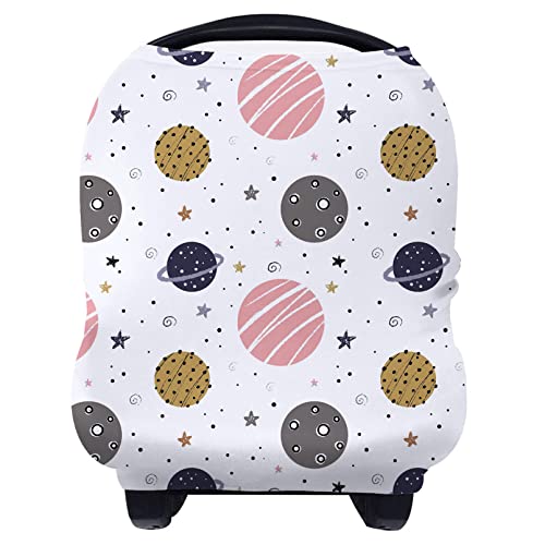 Image of Yoofoss Nursing Cover Breastfeeding Scarf - Baby Car Seat Covers, Infant Stroller Cover, Carseat Canopy for Girls and Boys