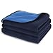 PETTOM Manta Suave de Felpa para Perros Gatos Impermeable Manta Térmica Paños Suaves Calentitas Lana Mantas Mullida Lavable Cálida Gruesa Funda Doble Lado Cojín para Sofá y Cama Perro Gato Mascotas