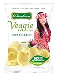 Herb & Garlic Cassava Chips | Gluten-Free, Vegan, 3 Ounce  (Pack of 6) (Wai Lana)