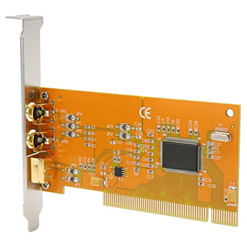 Video Capture Card, PCI Express Capture Card, 640x480 Resolution Clear Picture Quality PCIE Capture Card for Video Conferencing,Teaching,Studio Live Stream for for TV
