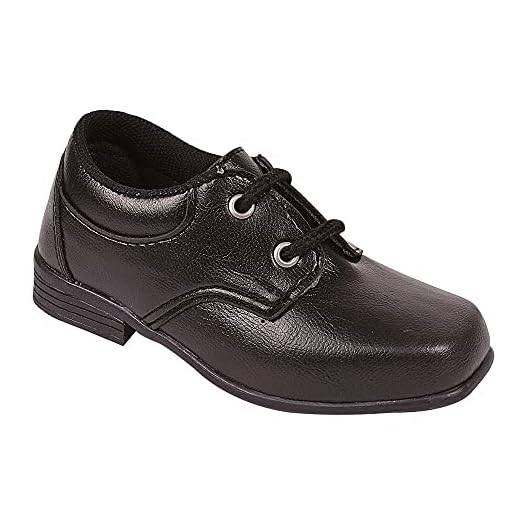 Sapato Social Infantil Menino Cadarço Preto