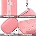 Leayjeen Underwater Camera Case Compatible with YISENCE/Trsunow/HICSHON/Yifecial/QUNVAL 11FT Waterproof Camera,Selfie Underwater Camera, Waterproof Floatable Digital Camera-Pink(Case Only)