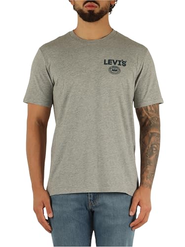 Levi's Graphic Crewneck tee Camiseta, Gris (Coolmax Ssnl HL Logo), XXL para...
