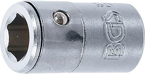 Image of BGS 8251 | Bit Adaptor with retaining Ball | 6.3 mm (1/4") Drive | internal Hexagon 8 mm (5/16")