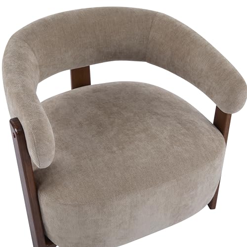 Sillón moderno plegable Marrón claro miniatura 6