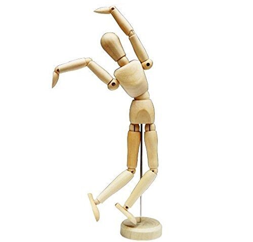 Hsomid CCH0269 Flexible Moveable Wooden Artists 12 Inches thumb #4