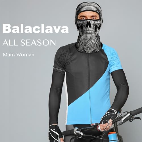Obacle Balaclava Face Mask Men Women For Sun Protection Motorcycle Fishing Raves thumb #4