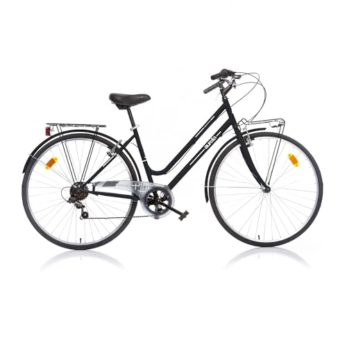 BICICLETTA 28' DONNA TREKKING NERO