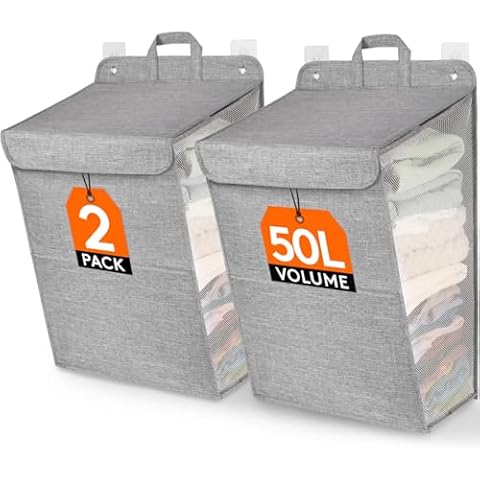 Lifewit 50L Collapsible Laundry Hamper Cover