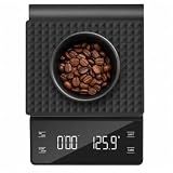 NKOVE Coffee Scale with Timer, 0.1g High Precision Espresso Scale 3kg