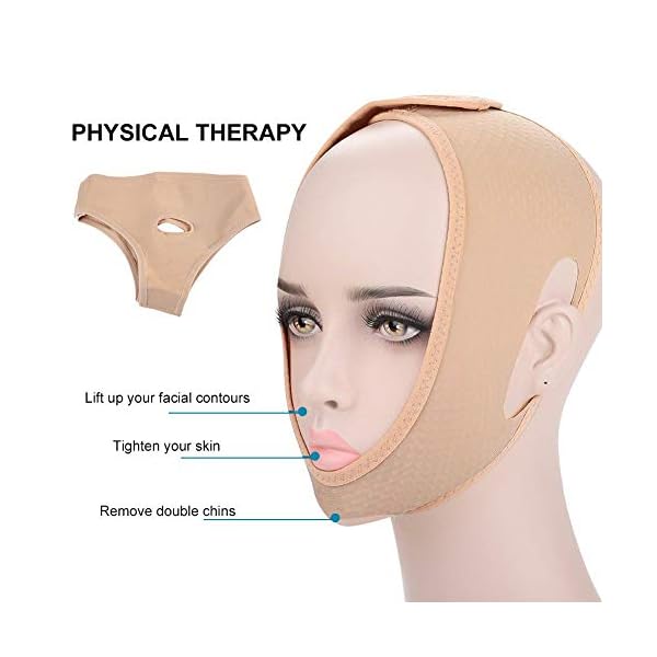 Anti-Wrinkle-Face-Slimming-Mask-Lift-V-Face-Line-Slim-up-Belt-Anti-Aging-Face-Breathable-Compression-Chin-BandagL Anti Wrinkle Face Slimming Mask Lift V Face Line Slim up Belt Anti-Aging & Face Breathable Compression Chin Bandag(L)