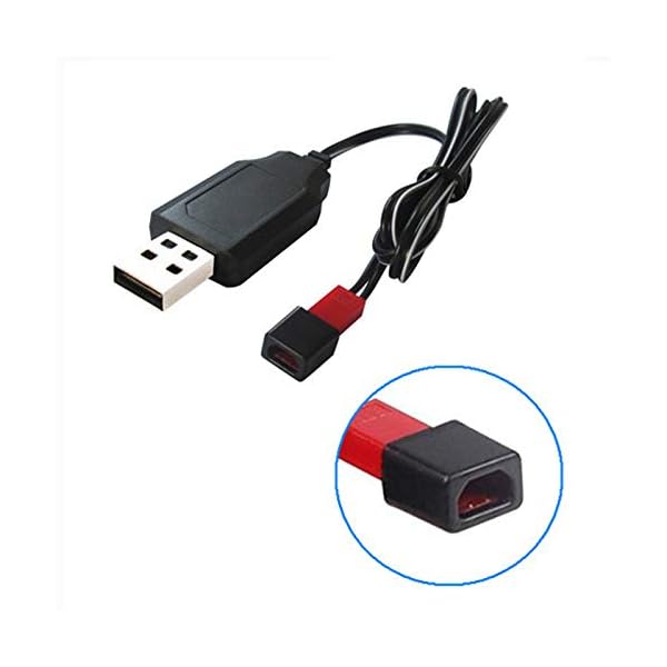 CBB 3.7V 1800mah Lipo Battery 25C JST Plug for RC Quadcopter Drone Battery 2 Pack with USB Charger - Image 5