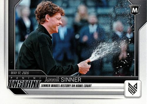 2026 Panini Instant #JS-3 Jannik Sinner Tennis Card - Only 1,982 made!
