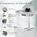 Imagen de Speedypress Plancha de vapor resistente 101HD Blanco 2600W 101cm x 30cm para uso doméstico y comercial ligero