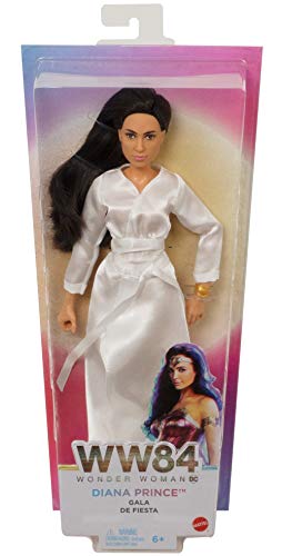 Muñeca Wonder Woman 1984 Diana Prince 12 pulgadas con vestido gala miniatura 6