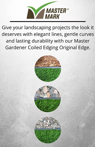 Master Mark Master Gardener Original Landscape Coiled Edging, Garden Border, Lawn Edging, Flower Bed Edging, Playground Edging #TOP5
