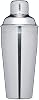 BarCraft Double-Walled Insulated Stainless Steel Cocktail Shaker with Recipe Leaflet, 500 ml 17.5 fl oz