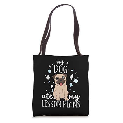 Bolso Tote para Maestros School Squad Pug Divertido miniatura 1