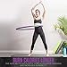 UNPARALLELED Adjustable Weighted Hula Hoop for Adults Weight Loss - Large Weighted Hula Hoops for Exercise - Weighted Hula Hoop for Women - Fitness Weighted Hula Hoops 3lb - Weighted Hoola Hoop