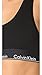 Calvin Klein Modern Cotton Unlined Wireless Bralette, Black Waistband, Small
