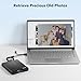 Floppy Disk Reader 3.5 inch USB Floppy Disk Drive External 3 1/2 Floppy disc Reader Portable Floppy Diskette Drive USB C for PC Laptop Notebook Computer with Windows 11/10 (Brushed Texture, 3.5 inch)