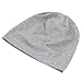 Eujgoov EMF Protection Shielding Beanie for Men Women Radiation Blocker Hat with Adjustable Fit, Light Gray