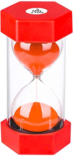 Opiniones de Reloj de Plastico , listamos los 10 mejores. 45 SuLiao - Reloj de arena de 3 minutos, reloj de arena de plástico, 3 minutos, reloj grande de arena roja de 3 minutos, reloj de arena, colorido reloj de arena para niños, juegos,...