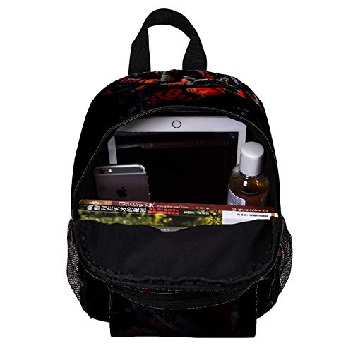 Sac à dos scolaire rouge pour les sorties et la maternelle - 5