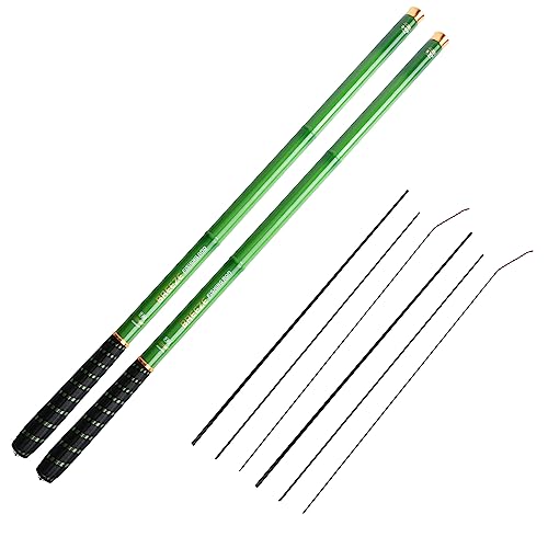 Goture Breeze Telescopic Fishing Rod Portable Hand Pole 12Ft 2PCS