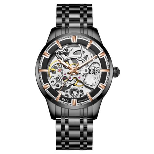 DAXIAOYU Hollow Out Automatic Mechanical Watch Men's Fashion Trend Luminous Man Watches Waterproof -  7168-1