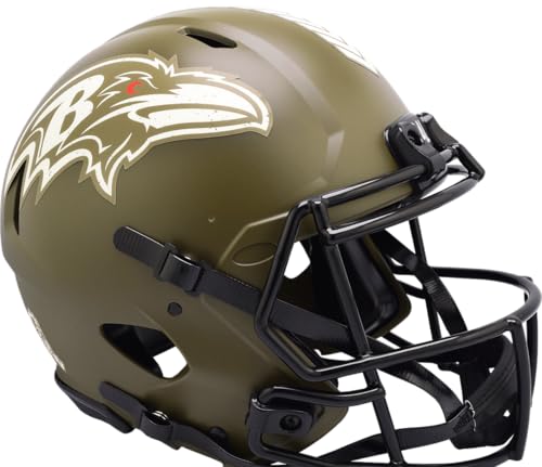 Riddell Baltimore Ravens NFL Salute to Service Speed Authentic Helmet