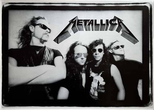 Poster Metallica 65x90 cm idéal pour sublimer un studio de musique