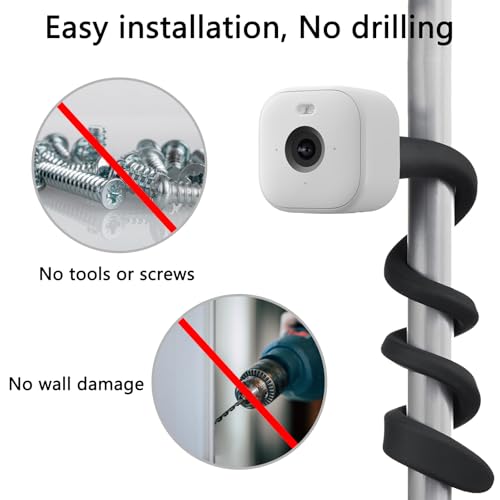 TEKCAM Flexibler Twist Mount, Kamera Halterung kompatibel mit Blink Mini/Mini 2, Blink Outdoor 4 (4th Gen)/(3rd Gen), Blink XT/XT2, Blink Indoor Kamera, Keine Bohrungen, Flexible Twist Halterung