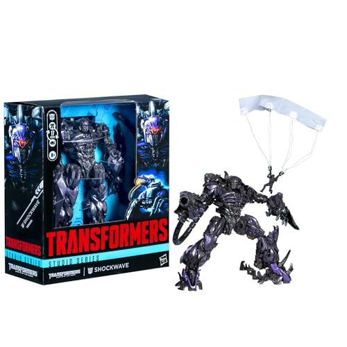 Image of Transformers Toys Studio Series Leader Class Dark of the Moon Shockwave, 8.5-inch Converting Action Figure, Ages 8+