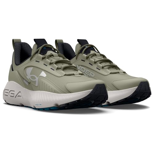 Under Armour Men's UA HOVR Mega 2 MVMNT Sportstyle Shoes Athletic Sneakers (Cosmic Blue/Grove Green/Black/300, US Footwear Size System, Adult, Men, Numeric, Medium, 11)3