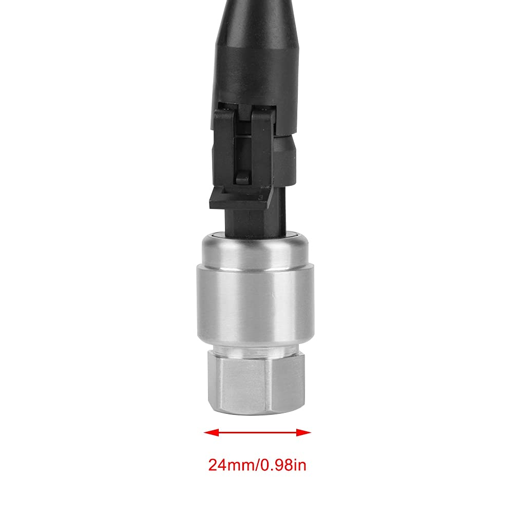 G1/4" Pressure Transducer Sensor Input 5V Output 0.5-4.5V / 0-5V Stainless Steel Pressure Transducer Sender Sensor for Water Gas Oil 0.5% FS Accuracy(0-80PSI)