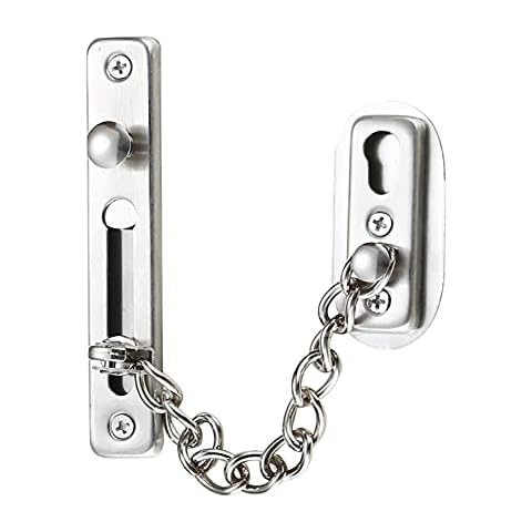 Cadena de puerta antirrobo de acero inoxidable 304 con cerradura de tornillos Cover