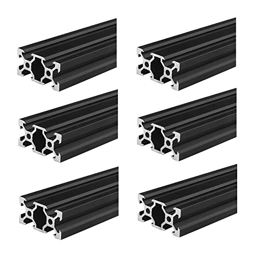 Coavoo Aluminium Profile 360 mm 2040 V Type Black European Standard Anodised Linear Rail Aluminium Profile Extrusion 6 P