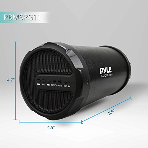 Pyle Portable Speaker, Boombox, Bluetooth Speakers, Rechargeable Battery, Surround Sound, Digital Sound Amplifier, 3.5Mm Aux Input, 2.1 Channel Hi-Fi Active Stereo Speaker System In Black - Pbmspg11 #TOP5