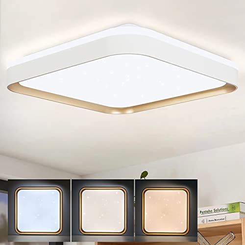 ZMH Deckenlampe LED Deckenleuchte Schlafzimmer Dimmbar - 32W...