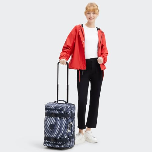 Kipling Aviana Small Printed Rolling Carry-On Duffle Bag 3D K Blue4