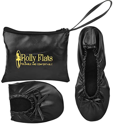Women's Foldable Flats – Portable Ballet Slippers Shoes for Travel, Wedding – Fits in Purse3