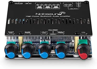 Nobsound Bluetooth 5.0 Audio Receiver TPA3116 Amplifier Board 2.1 Channel Class D Digital Amplifier Module Stereo Subwoofer Amp for Home Passive Speakers