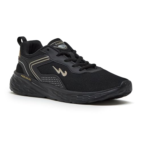 Campus Men's Kosmo PRO BLK/Beige Running Shoes - 8UK/India CG-535